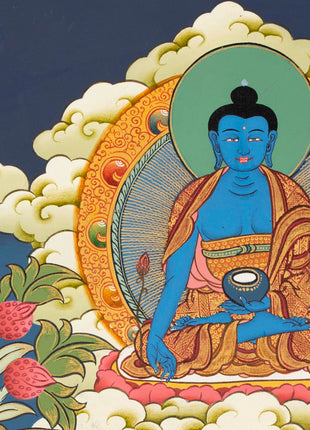 Goddess Green Tara Thangka | Spiritual Wall Art