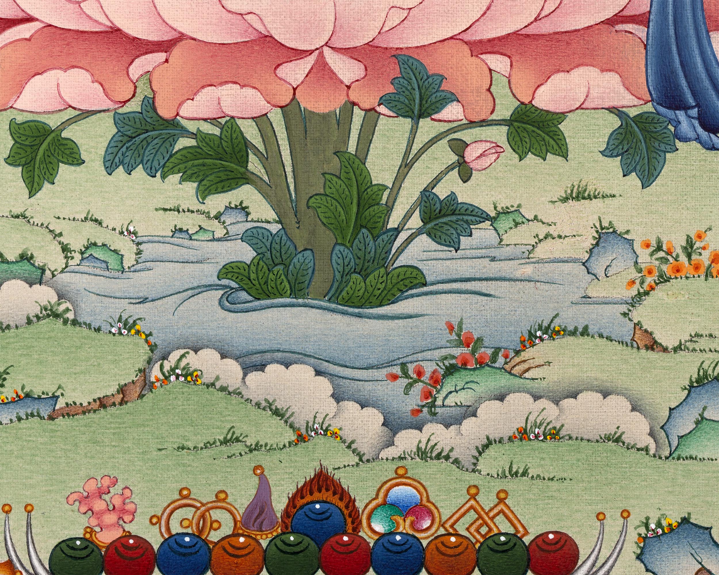 Mother Yeshe Tsogyal | Padmasambhava Consort | Tibetan Dakini Thangka Print