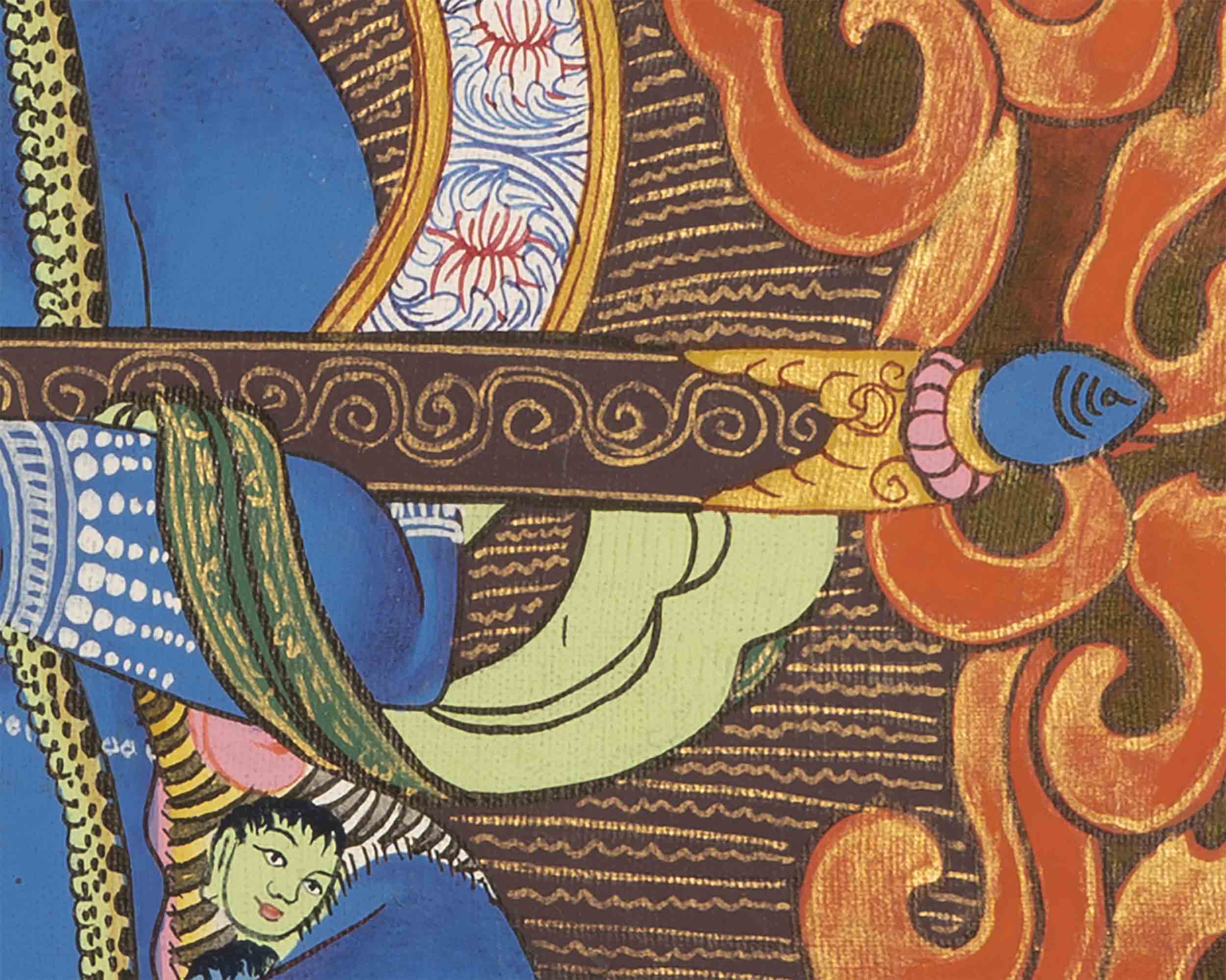 Vajra Panjarnatha Thangka | Wall Decor Artwork