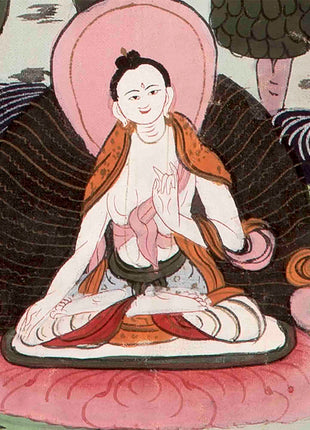 Rare Green Tara Thangka  | Vintage Tibetan Wall Decor