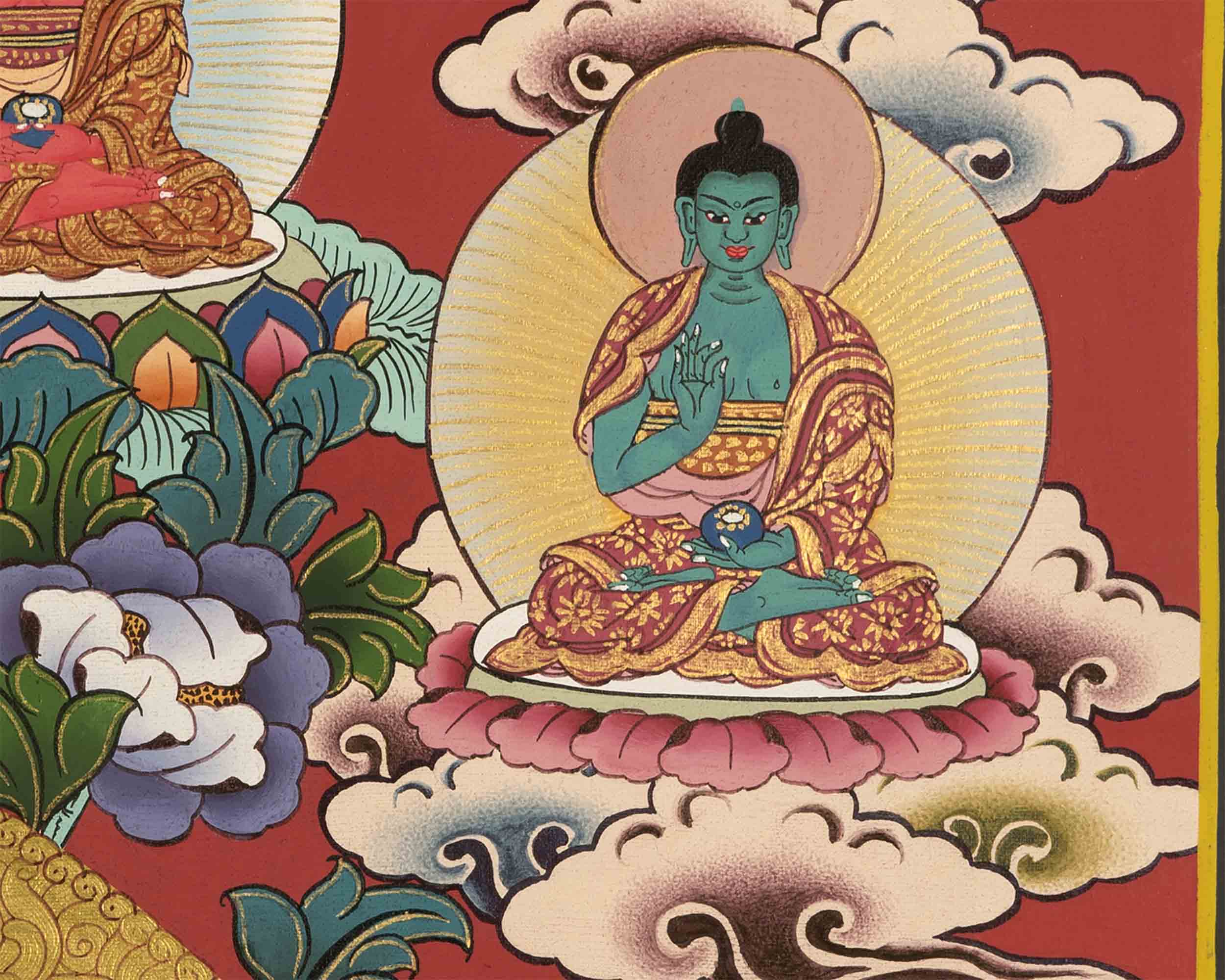 Gautama Buddha Thangka | Gift For Buddhist | Wall Decoration Art
