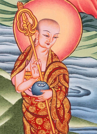 Bhaisajyaguru Thangka | Original Hand-Painted Tibetan Art