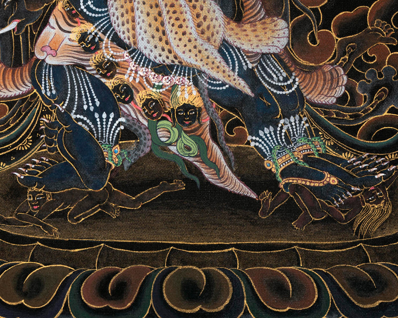 Phurba Vajrakilaya Thangka | Traditional Buddhist Art