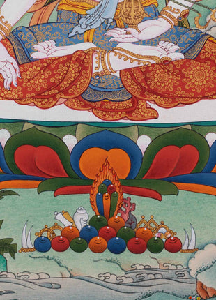 Traditional Himalayan Thangka Namgyalma Mantra Practice | Tibetan Dakini Of Longevity