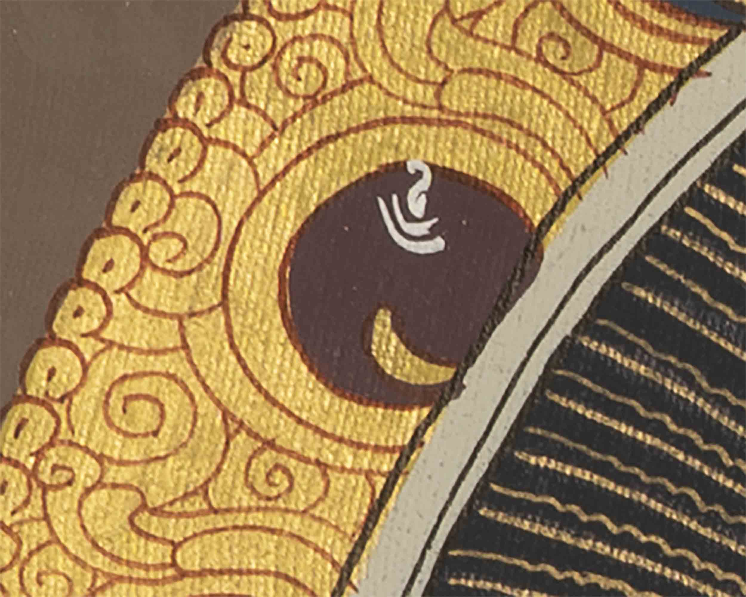 Painting Of Vajrasattva | Tibetan Buddhist Thangka