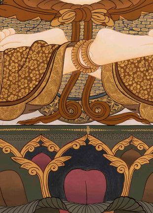 Avalokitesvara Chengrezig Thangka | Wall Hanging Yoga Thangka