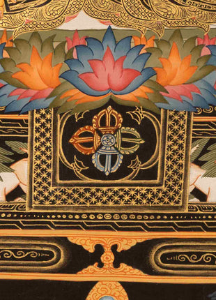 Buddha Shakyamuni Thangka | Buddha Seated in Meditation