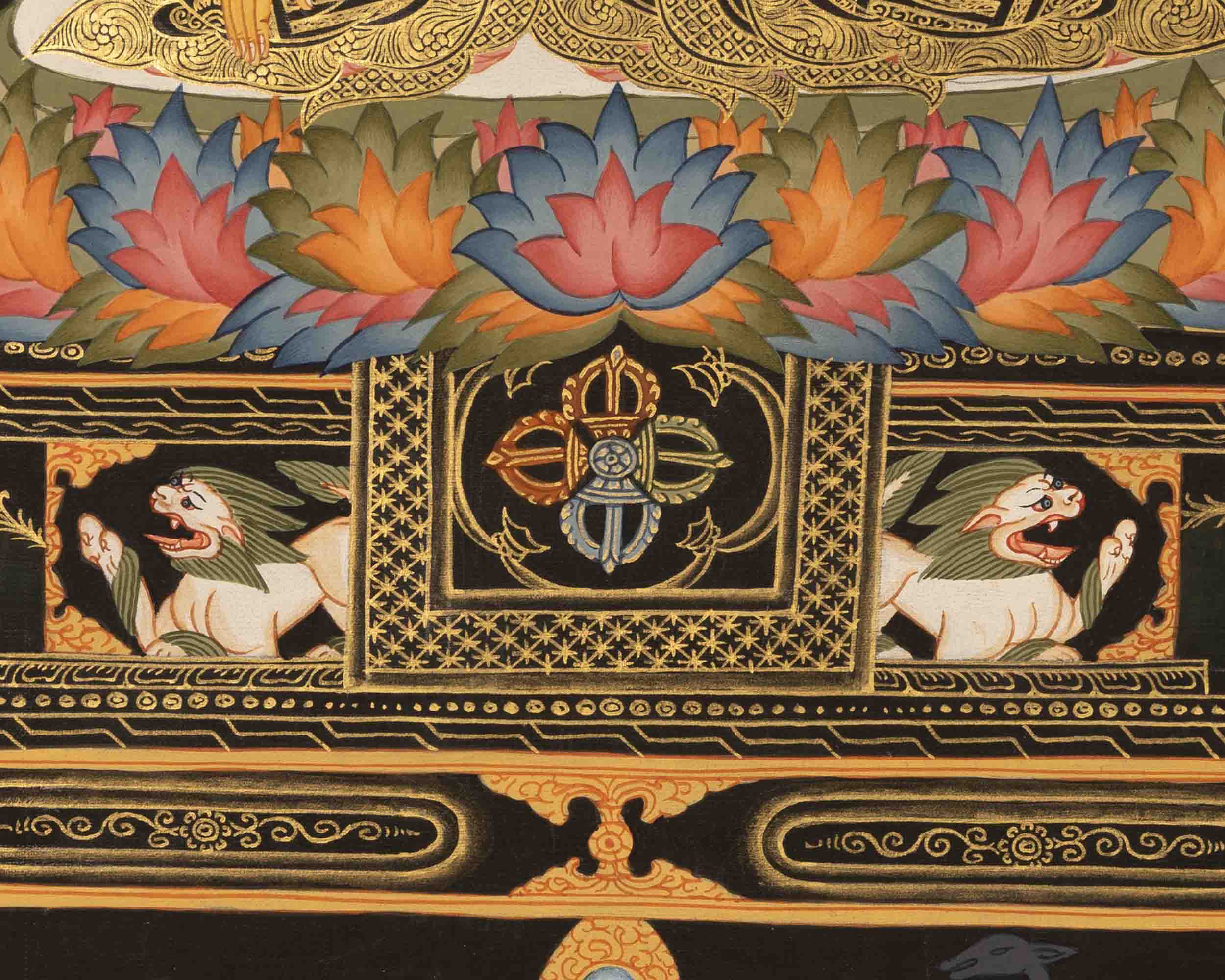 Buddha Shakyamuni Thangka | Buddha Seated in Meditation