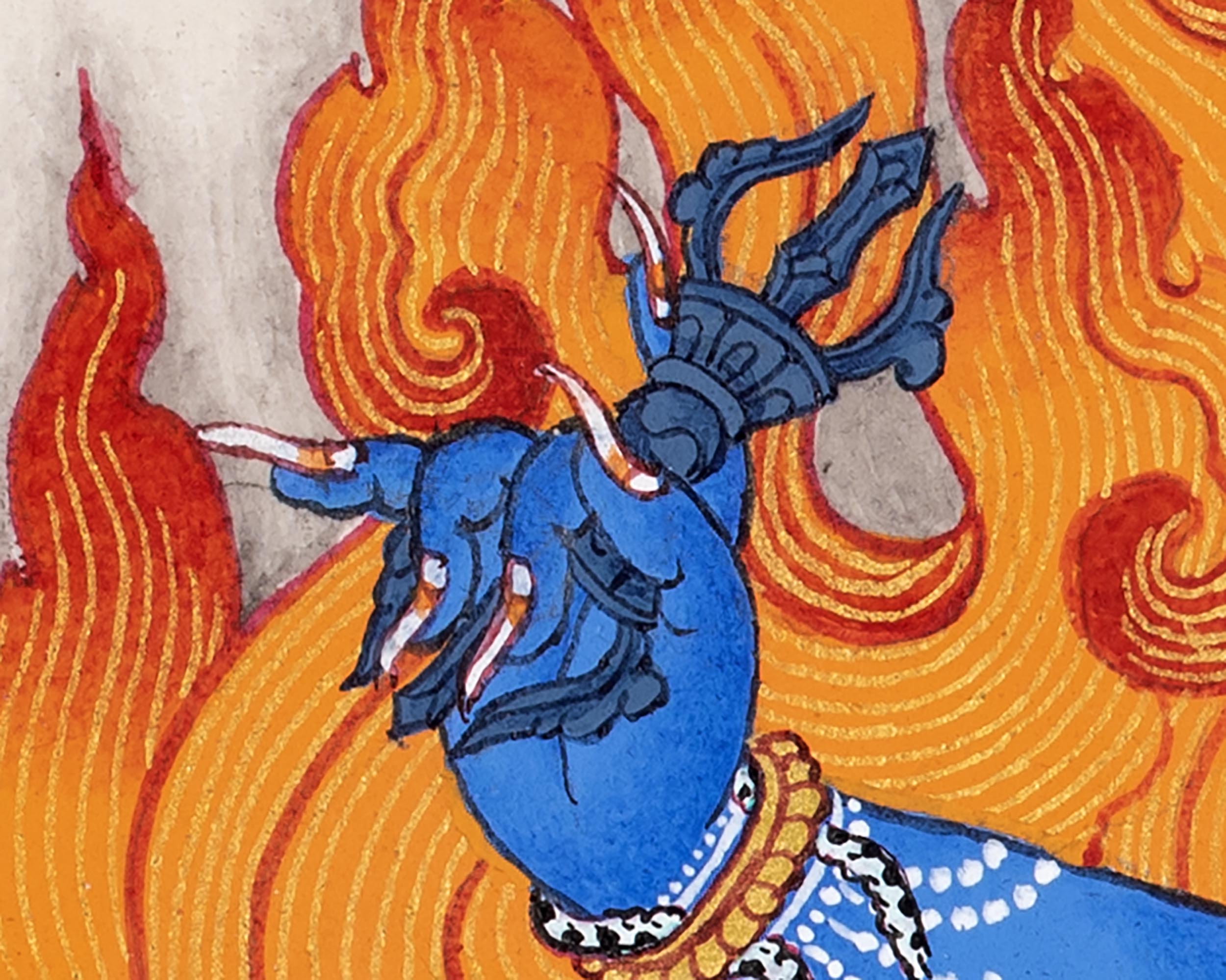 Butadamara Thangka | Sakya Vajrapani  | Tibetan Buddhist Art
