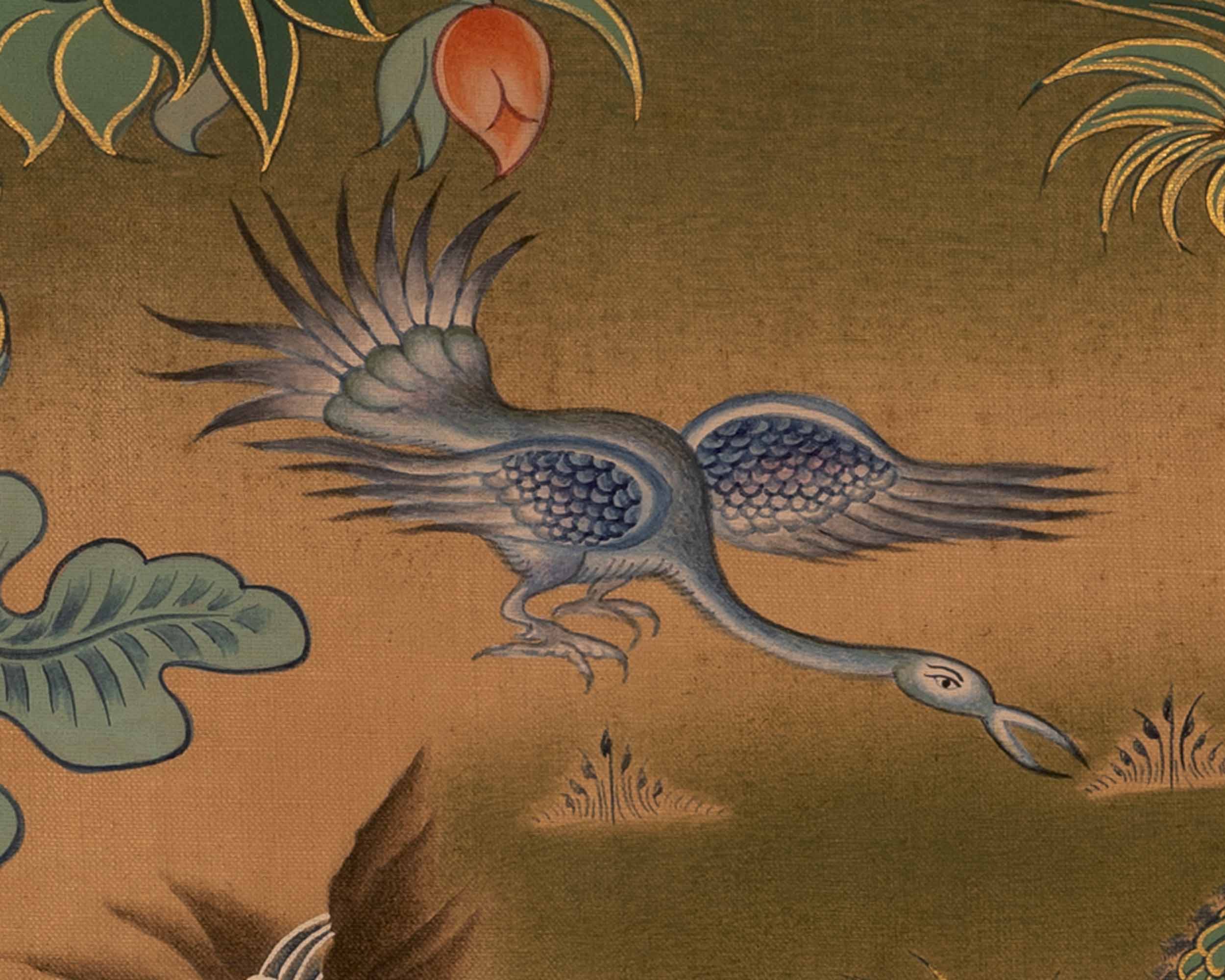 Buddhist Green Tara Thangka | Wall Hanging Decorations