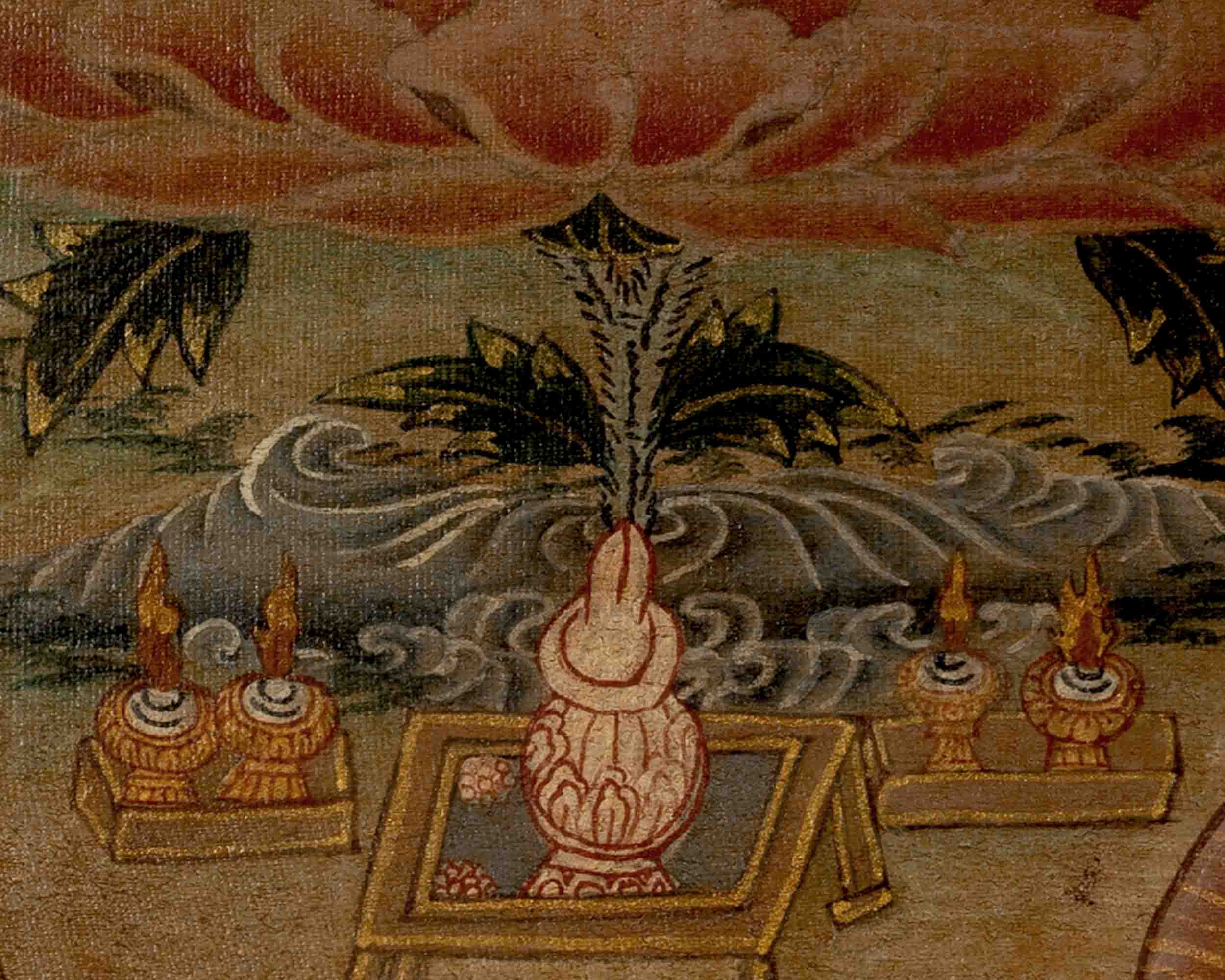 Chengrezig Avalokitesvara Thangka | Wall Decoration Painting