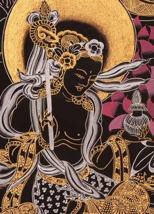 Guru Rinpoche Thangka | Traditional Tibetan Art | Wall Decors