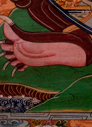 Original Bhavachakra Thangka | Traditional Handpainted Art | Wall Decors