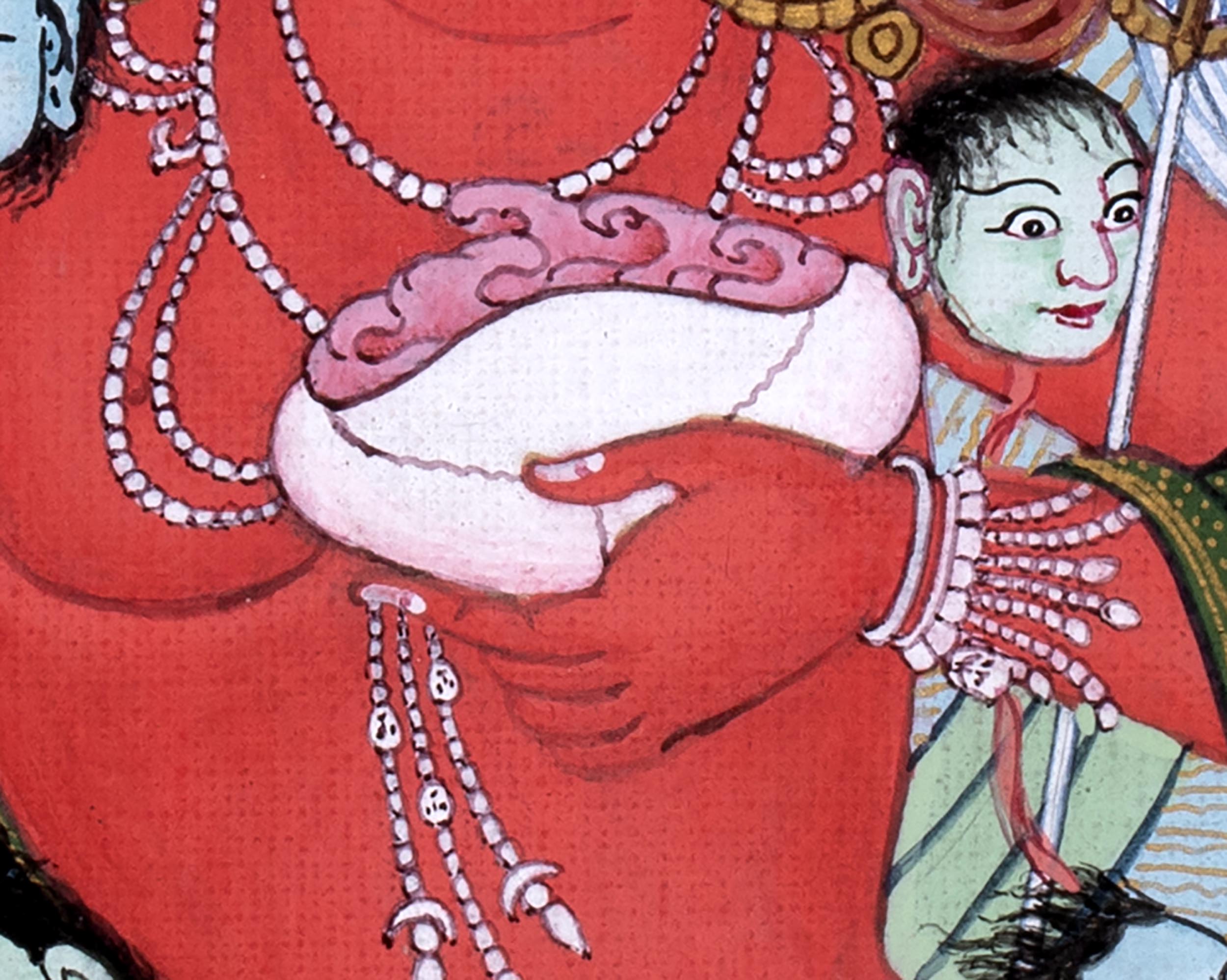 Vajravarahi | Dakini Thangka Print | High Quality Giclee Canvas Print