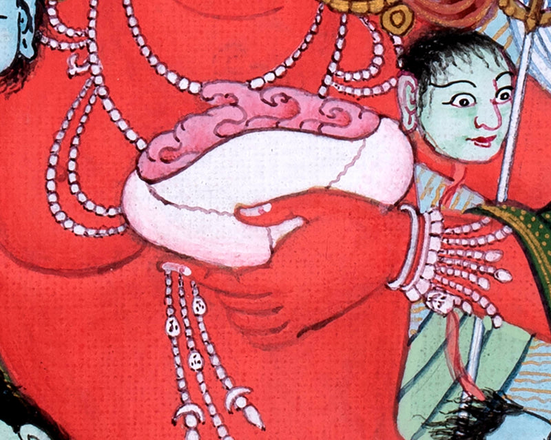 Vajravarahi | Dakini Thangka Print | High Quality Giclee Canvas Print
