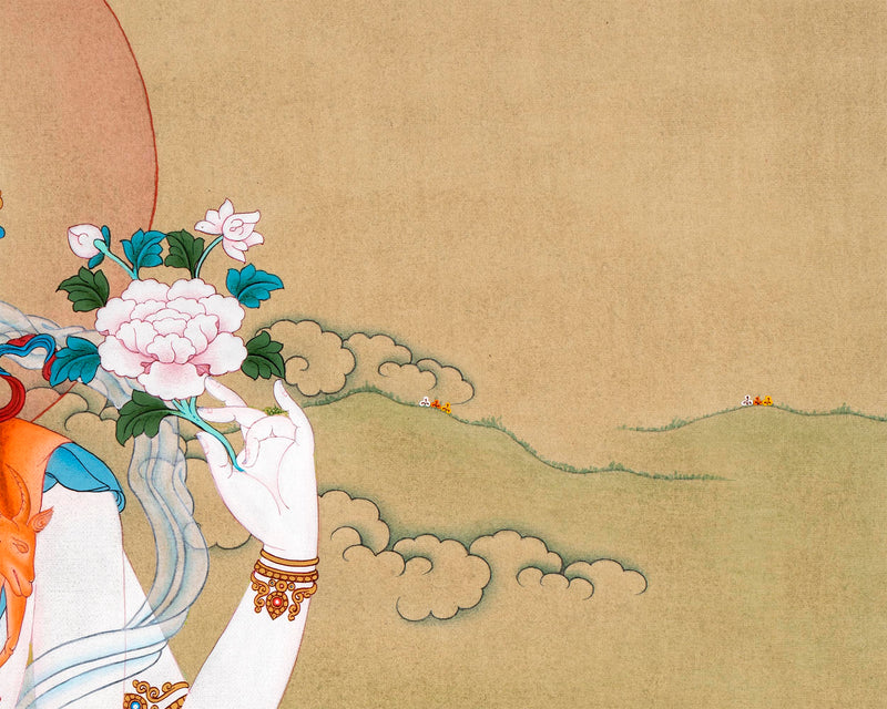 Traditional Chenrezig Thangka | Avalokiteshvara Painting