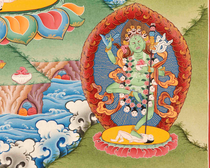 Vajravarahi Thangka | Traditional Buddhist Painting | Wall Hanging Decors