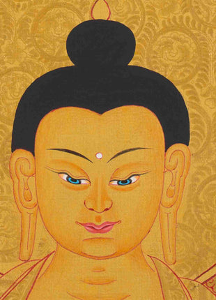 Shakyamuni Buddha Thangka Art | Traditional Painting | Wall Decors