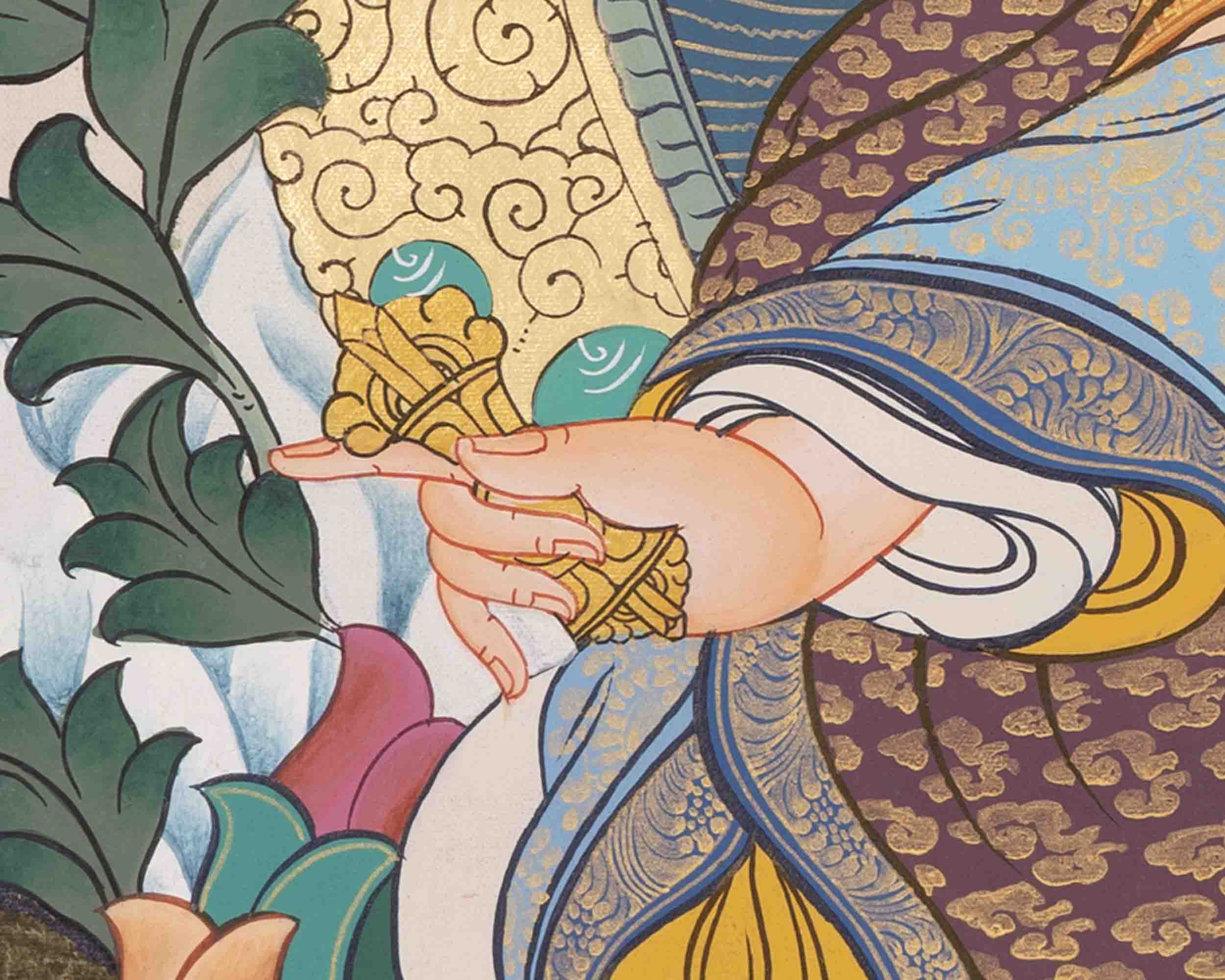 Padmasambhava Guru Rinpoche | Tibetan Thangka | Wall Decors
