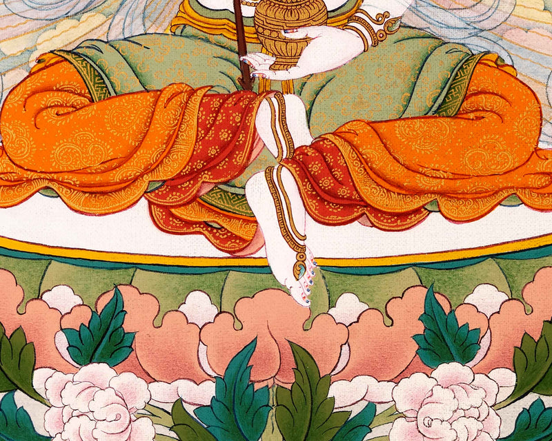 Dakini Mandarva Thangka |  Mother Bodhisattva Himalayan Buddhist Deity