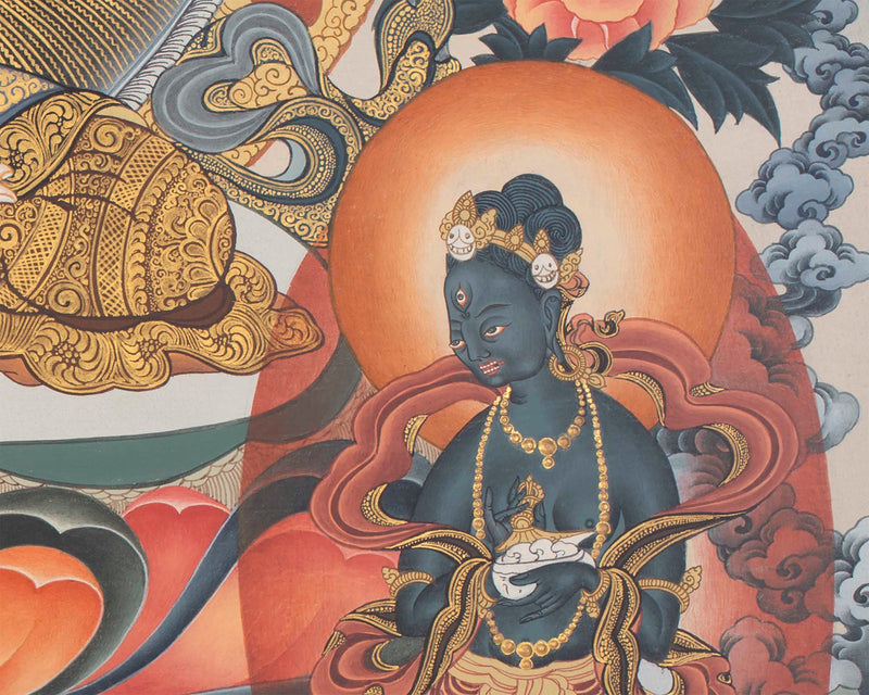 White Tara Thanka | Female Bodhisattva Thangka