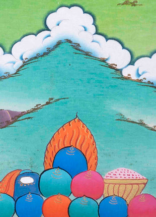 Yab Yum Buddha Thangka | Samantabhadra | Traditional Wall Decors