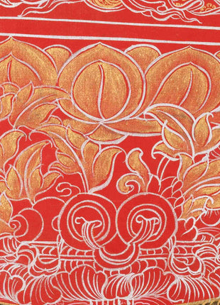 White Tara Thangka | Female Bodhisattva Art | Wall Decors
