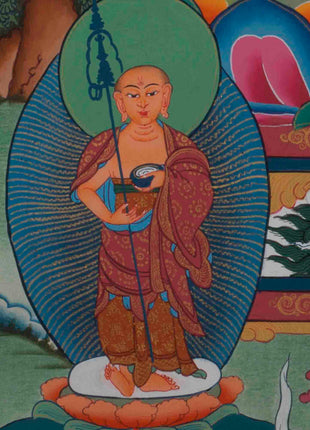 Shakyamuni Buddha Thangka | Wall hanging Decor