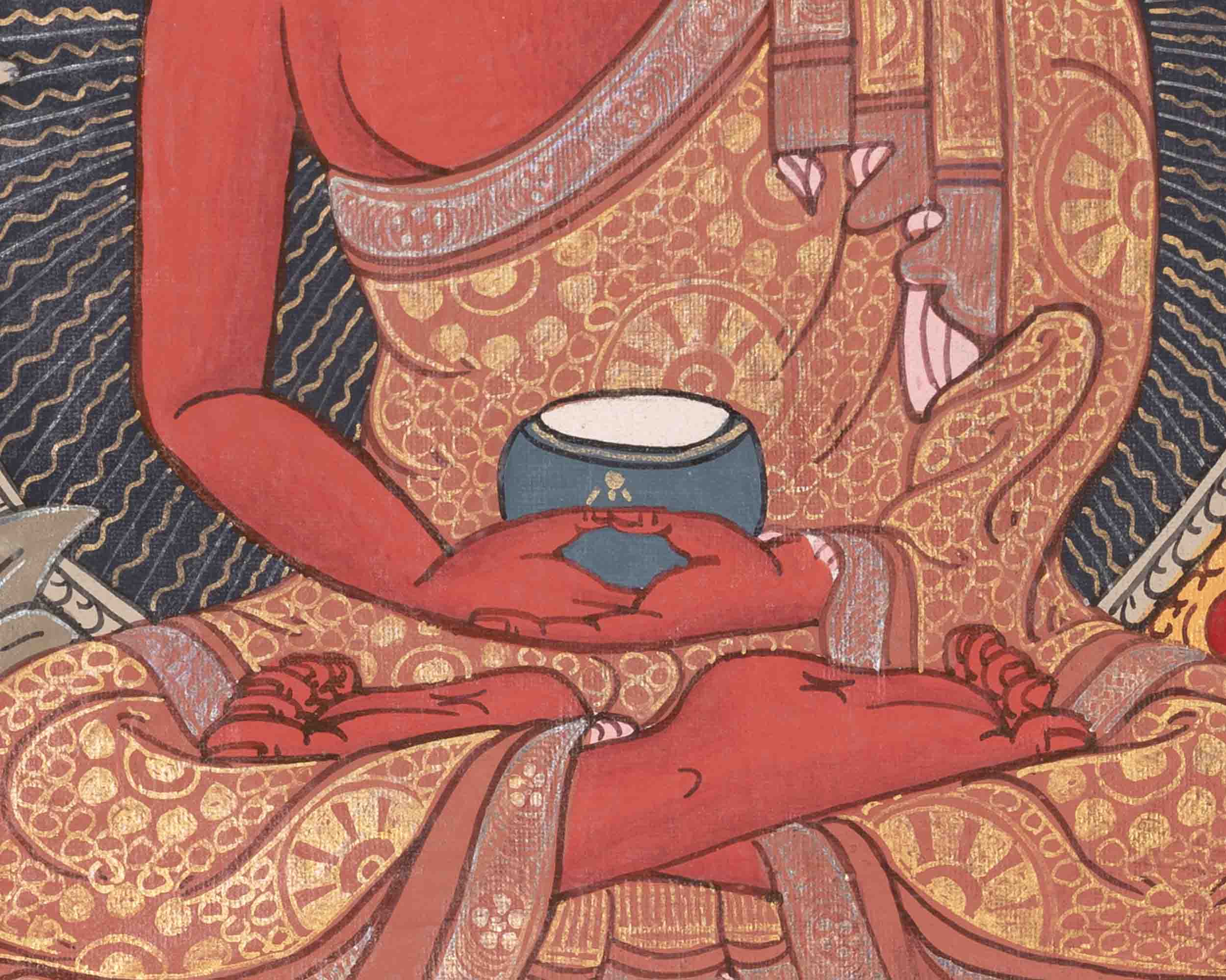 Amitabha Buddha Thangka | Religious Buddhist Painting | Wall Decors