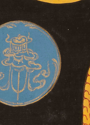 Eight Auspicious Symbol Thangka | Religious Mantra Art
