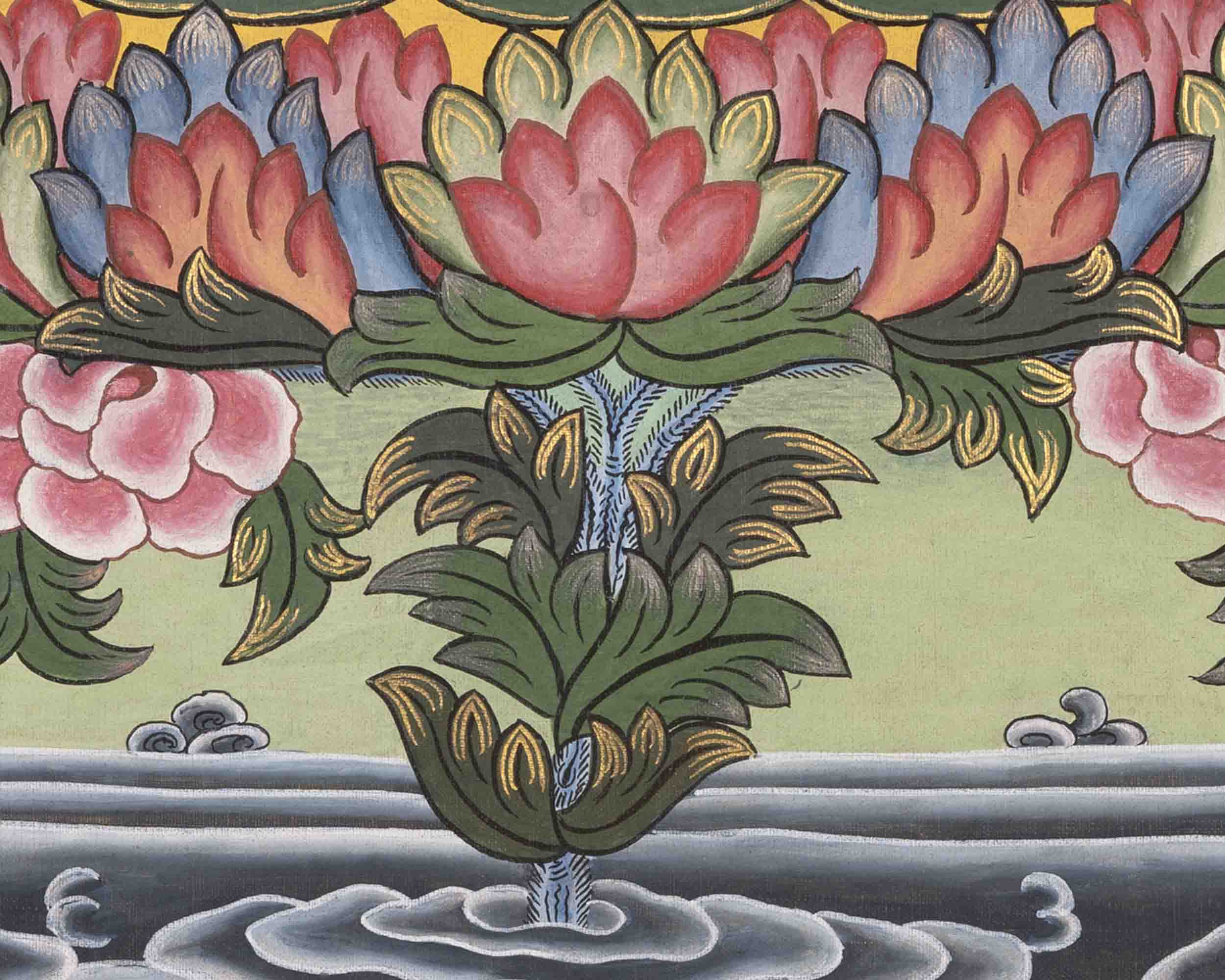 Guru Rinpoche Thangka | Padmasambhava | Religious Wall Decors