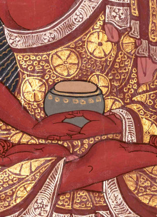Amitabha Buddha Thangka | Traditional Buddhist Art | Wall Decors