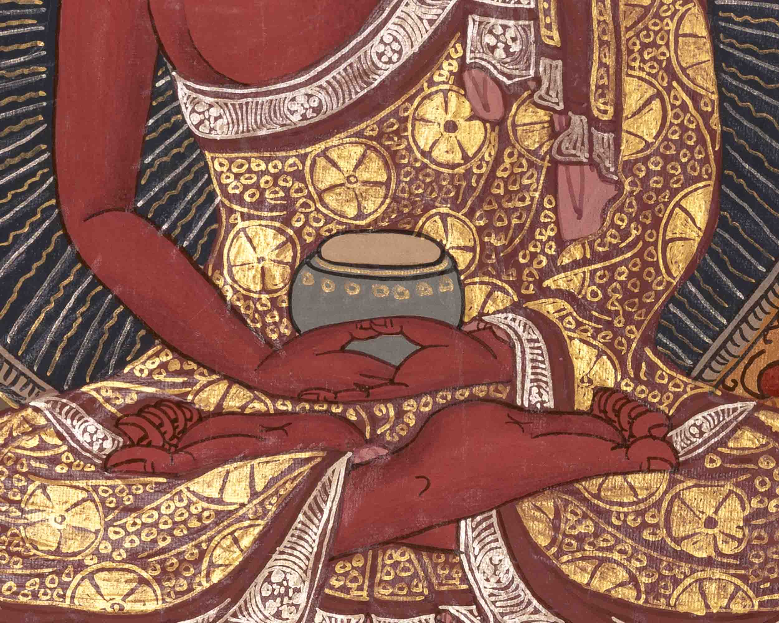 Amitabha Buddha Thangka | Traditional Buddhist Art | Wall Decors