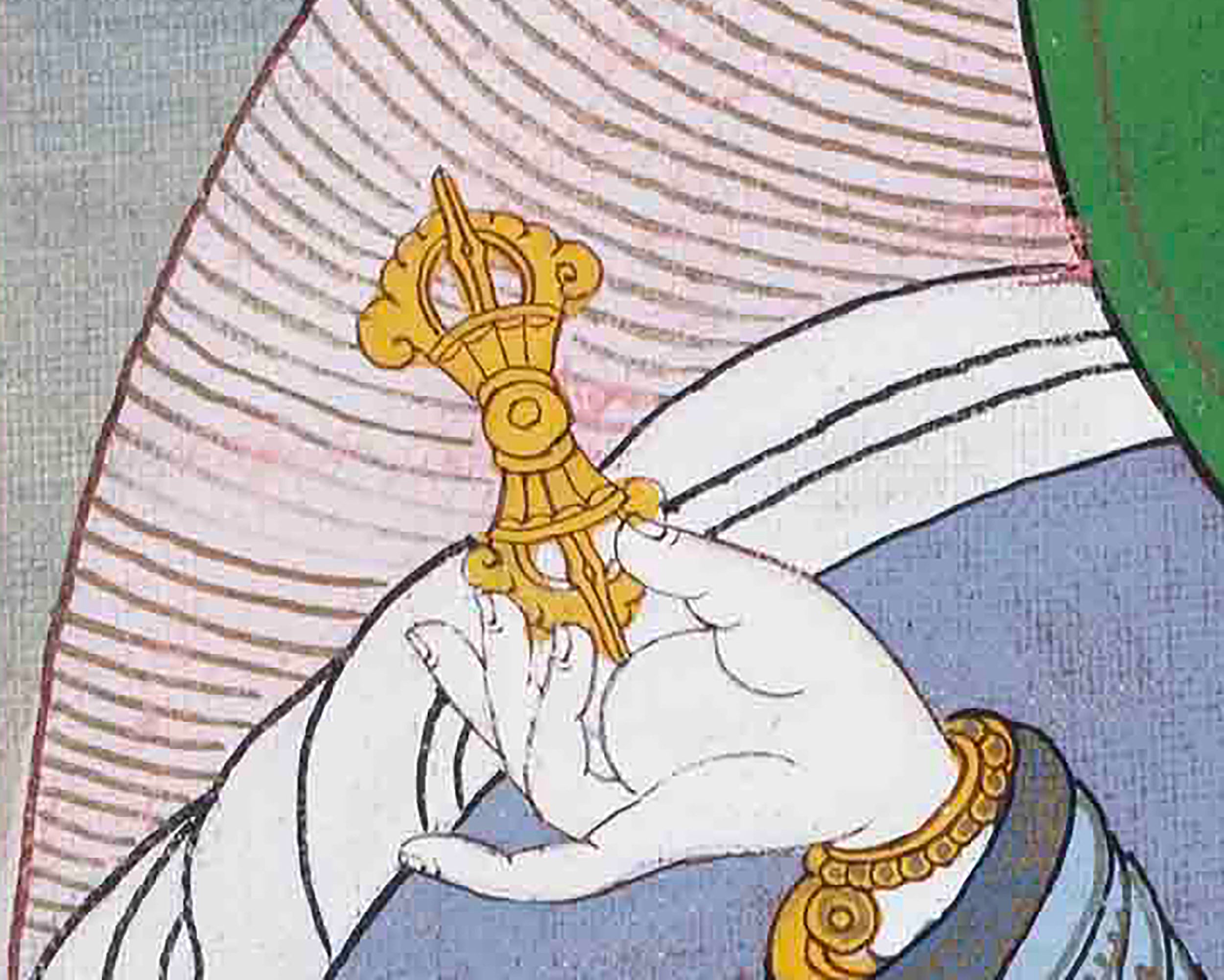 The Majesty of King Dza Thangka | Traditional Buddhist painting