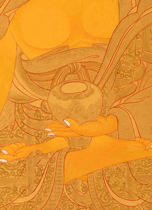 Tibetan Shakaymauni Thangka | Tibetan Buddha Artwork