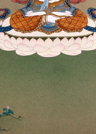 Avalokiteshvara, Chenrezig Thangka Painting, Traditional Karma Gadri Thangka
