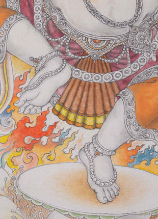 Jai Ganesh Aarti Print As Spiritual Room Decor  | Deity Of Remover Of The Obstacles