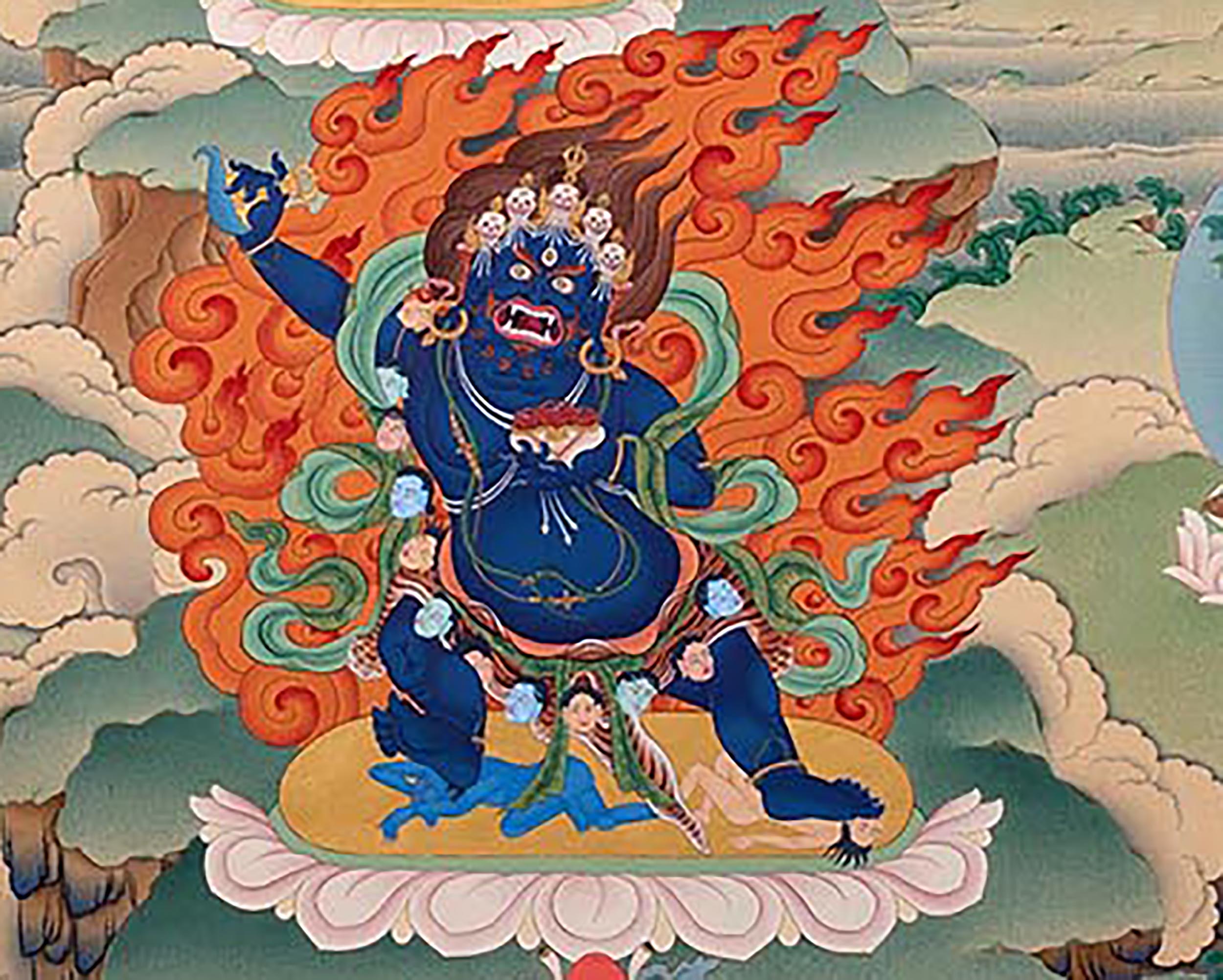 Guru With Others | High Quality Digital Print