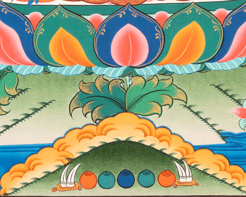 Thangka Of Medicine Buddha | Wall Hanging Thangka