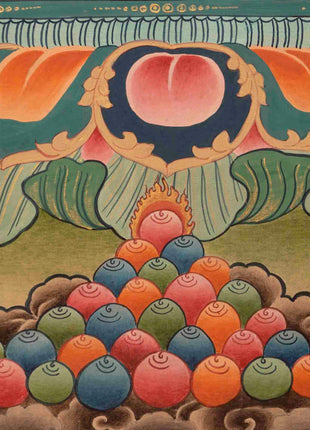 White Tara Thangka Painting | Religious Tibetan Art | Wall Decors