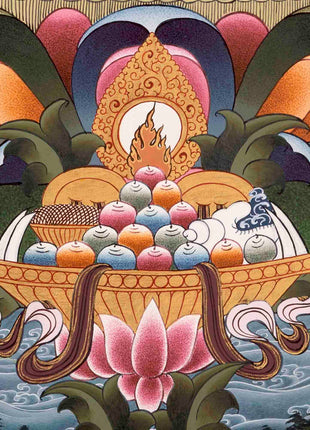 Avalokiteshvara Chengrezig Thangka | Wall Decoration Thangka Painting