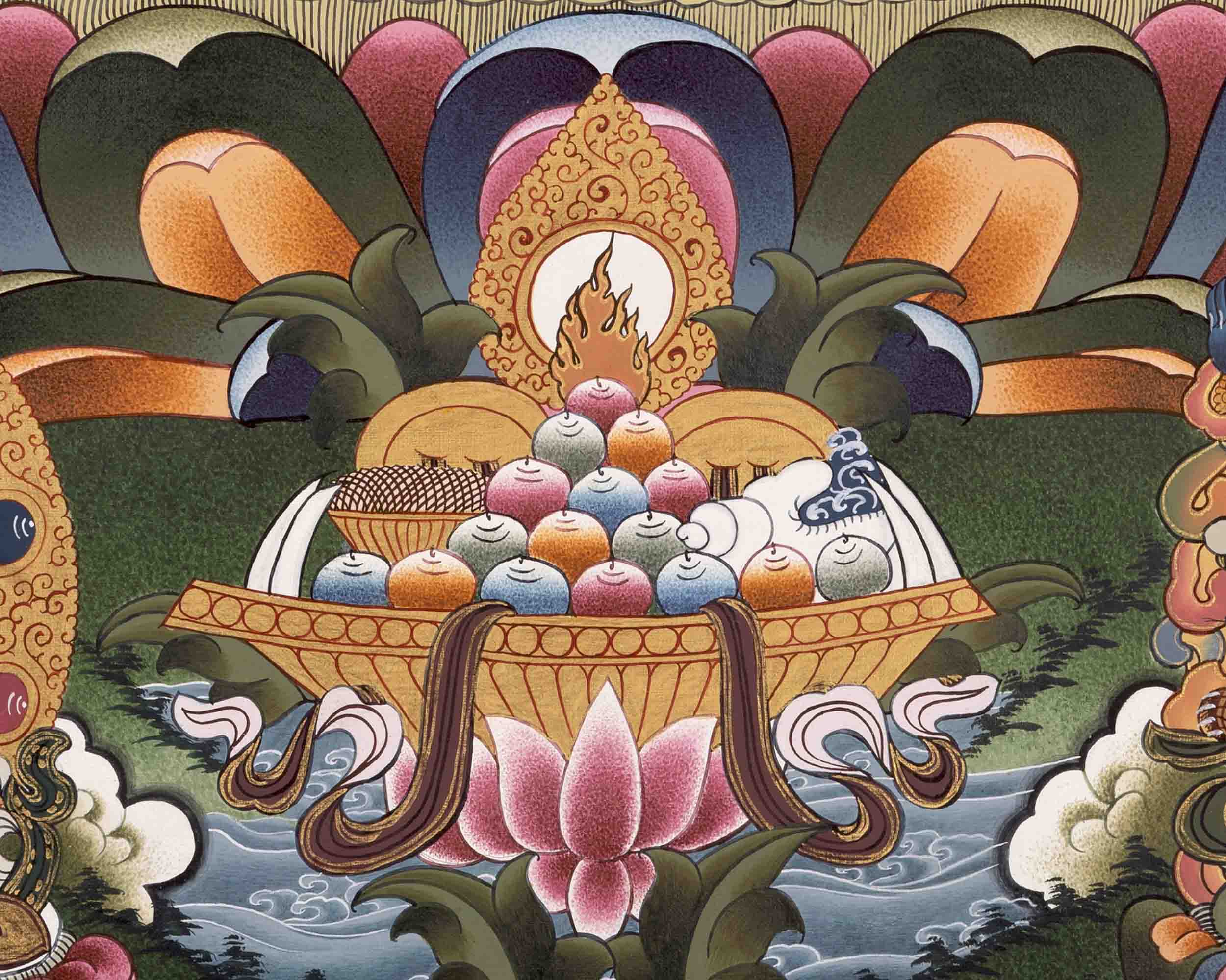 Avalokiteshvara Chengrezig Thangka | Wall Decoration Thangka Painting
