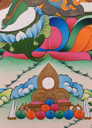 Green Tara | Traditional Buddhist Thangka | Wall Decors