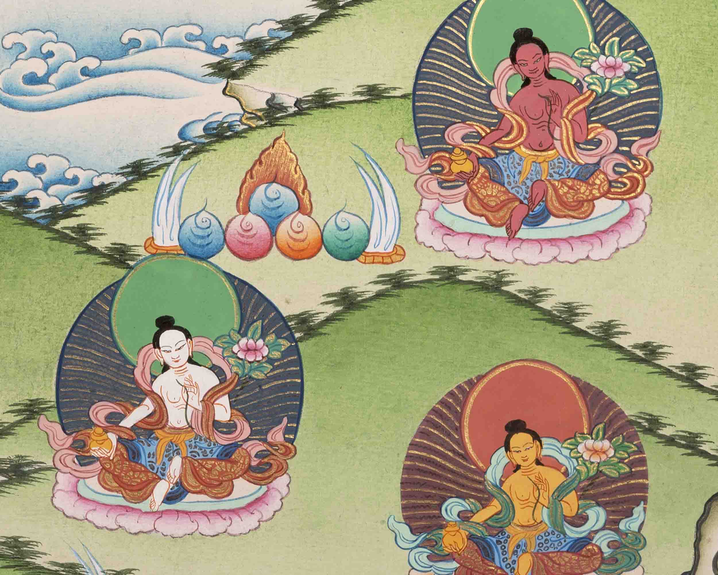 21 Tara Thangka | Religious Buddhist Art | Wall Decors