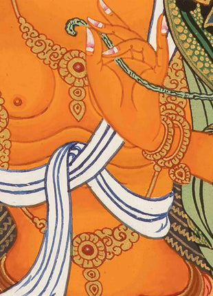 Arya Manjushre Thangka | Vajrayana Buddhism Painting