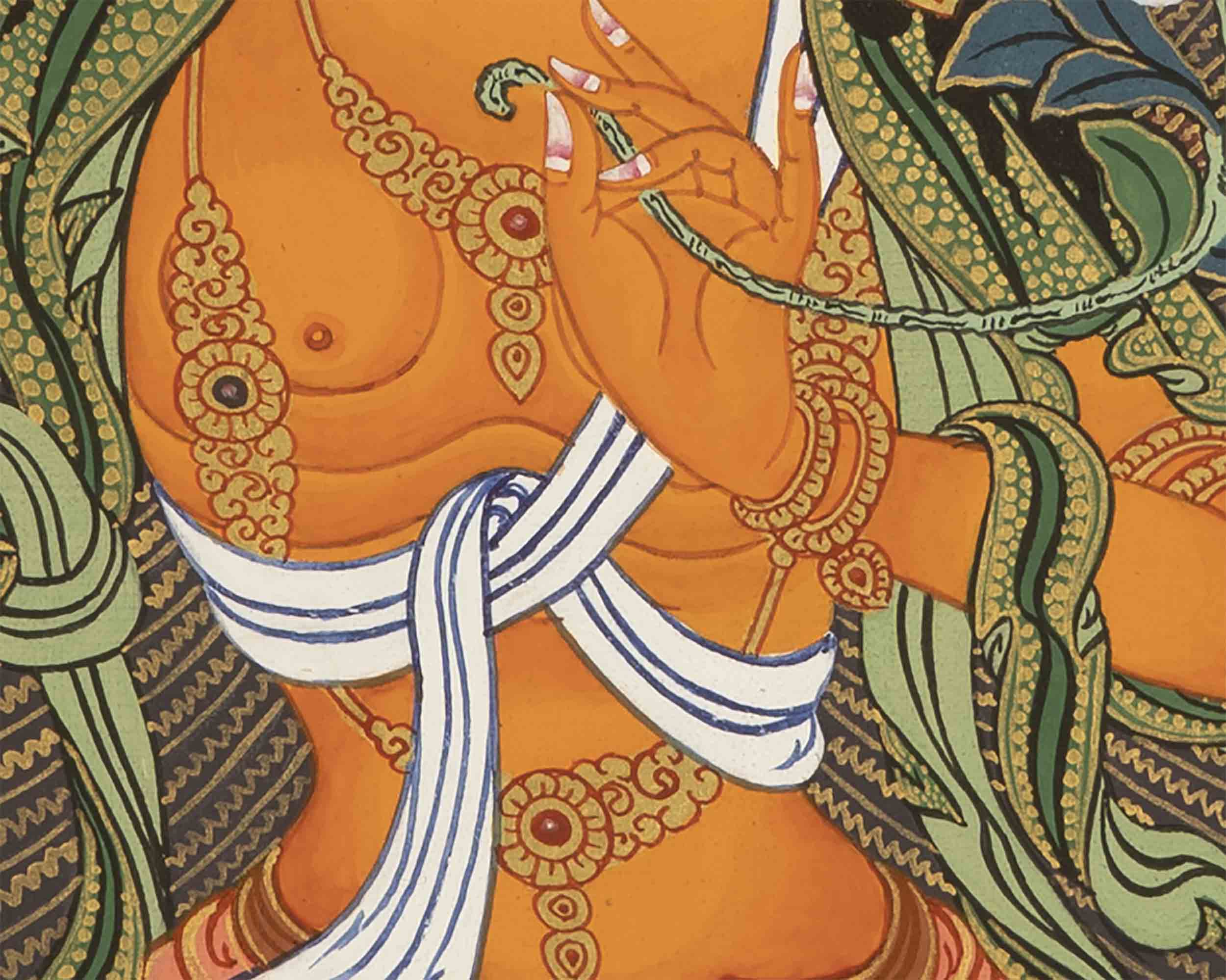 Arya Manjushre Thangka | Vajrayana Buddhism Painting