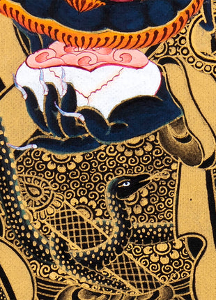 Dorje Bernakchen | The Great Black Cloak | Mahakala Thangka
