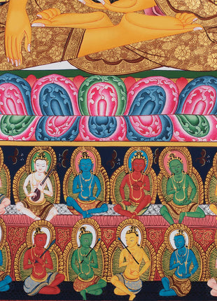 Shakyamuni Buddha Kadampa Art | Buddhist Thangka Painting