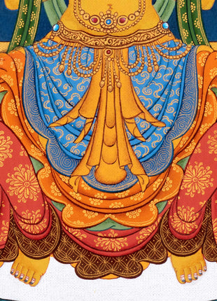 Maitreya Future Buddha Thangka | Tibetan Buddhist Painting | Himalayan Art