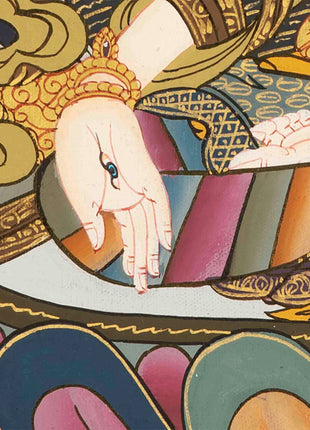 Buddhist White Tara |  Tibetan Female Thangka